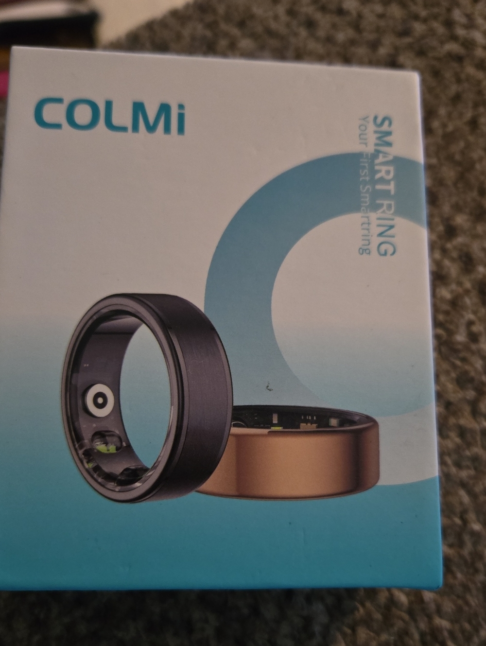 Smart Ring – Black and Gold Wearable
